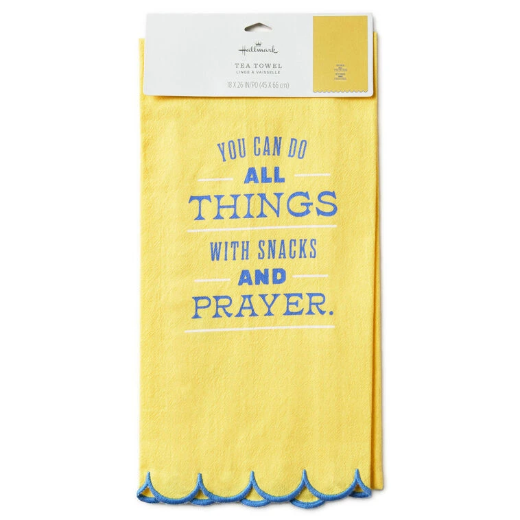 Hallmark Snacks And Prayer Tea Towel, 18x26 7 Hallmark Snacks And Prayer Tea Towel, 18x26 - Image 5