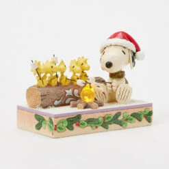 Enesco Jim Shore Peanuts Snoopy And Friends Light-Up Campfire Figurine, 5" -Hallmark Store Snoopy and Friends Roasting Marshmallows Figurine 6017235 04