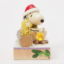 Enesco Jim Shore Peanuts Snoopy And Friends Light-Up Campfire Figurine, 5" -Hallmark Store Snoopy and Friends Roasting Marshmallows Figurine 6017235 07