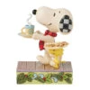 Enesco Jim Shore Peanuts Snoopy And Woodstock Cookies For Santa Figurine, 5" -Hallmark Store Snoopy and Woodstock Cookies and Cocoa for Santa 6017233 01