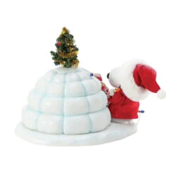 Enesco Peanuts Snoopy With Puffer Igloo Figurine, 7" -Hallmark Store Snoopys Puffer Igloo Christmas Figurine 6016485 03