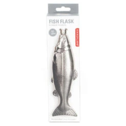 Kikkerland Fish Flask 7 Kikkerland Fish Flask -Hallmark Store Stainless Steel FishShaped Flask BA32 03