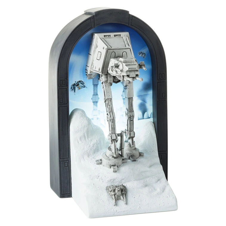 Hallmark Star Wars™ Hoth Battle Scene Light-Up Book Nook Decoration 4 Hallmark Star Wars™ Hoth Battle Scene Light-Up Book Nook Decoration - Image 2
