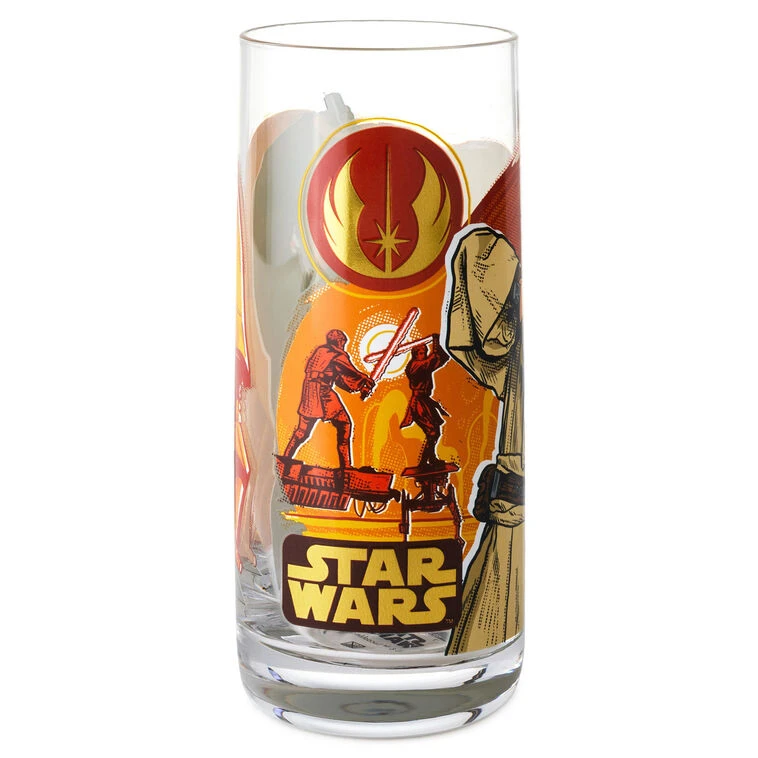 Hallmark Star Wars™ Battle On Mustafar Collectible Drinking Glass 4 Hallmark Star Wars™ Battle On Mustafar Collectible Drinking Glass - Image 2