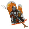 Hallmark Star Wars: The Mandalorian™ Grill Fork And Oven Mitt, Set Of 2 -Hallmark Store Star Wars The Mandalorian Meat Fork and Oven Mitt 1SHP2178 01