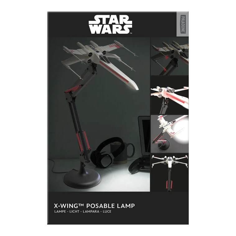 Paladone Star Wars X-Wing Posable Desk Lamp 3 Paladone Star Wars X-Wing Posable Desk Lamp