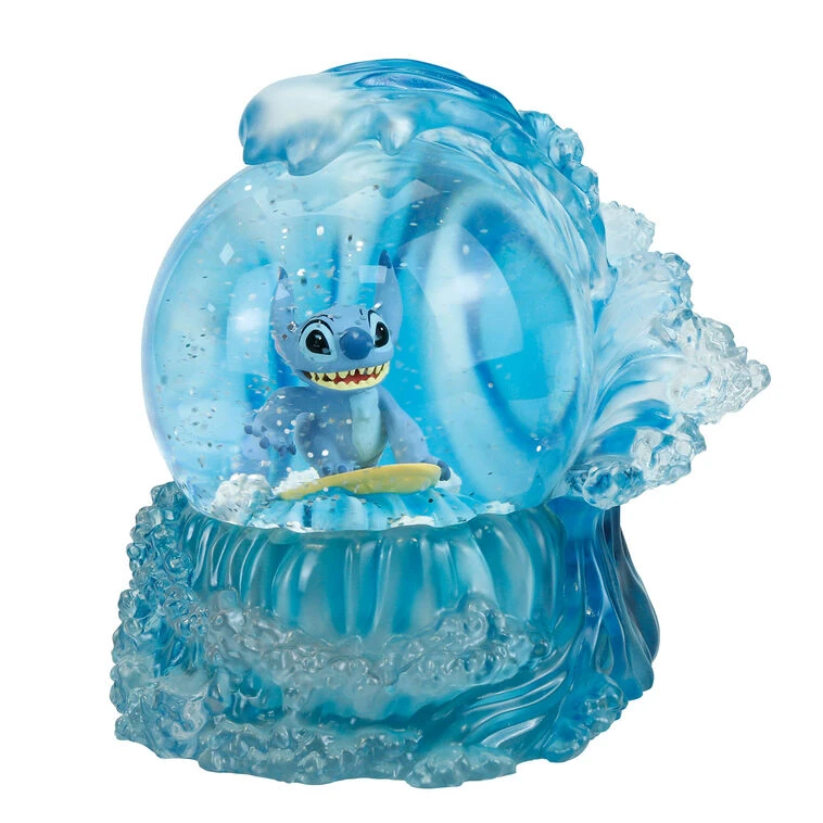 Enesco Disney Stitch Surfing Snow Globe Figurine, 6" 3 Enesco Disney Stitch Surfing Snow Globe Figurine, 6"