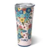 Swig Bella Rosa Stainless Steel Tumbler, 32 Oz. -Hallmark Store Swig Bella Rosa Tumbler With FolkArt Floral Design S102C32BE 01