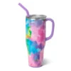 Swig Cloud Nine Stainless Steel Mega Travel Mug, 40 Oz. 2 Swig Cloud Nine Stainless Steel Mega Travel Mug, 40 Oz. -Hallmark Store Swig XL Colorful Clouds Travel Mug With Handle S102M40CD 01