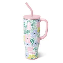 Swig Garden Party Stainless Steel Mega Mug, 30 Oz.
