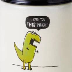 Hallmark T-Rex Love You This Much Scented Single-Wick Jar Candle, 7 Oz. 11 Hallmark T-Rex Love You This Much Scented Single-Wick Jar Candle, 7 Oz. -Hallmark Store TRex Linen and Sandalwood Scented Jar Candle 1FCD1015 04