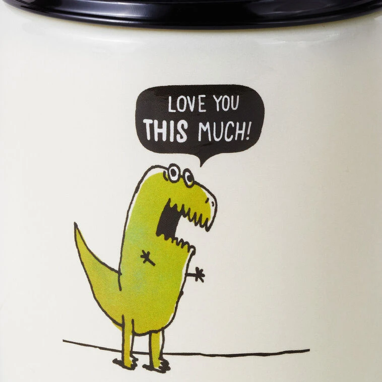 Hallmark T-Rex Love You This Much Scented Single-Wick Jar Candle, 7 Oz. 6 Hallmark T-Rex Love You This Much Scented Single-Wick Jar Candle, 7 Oz. - Image 4