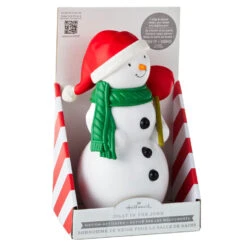 Hallmark Jolly In The John Holiday Snowman With Sound 11 Hallmark Jolly In The John Holiday Snowman With Sound -Hallmark Store Talking and Singing Snowman Bathroom Decoration 1KCX2027 05