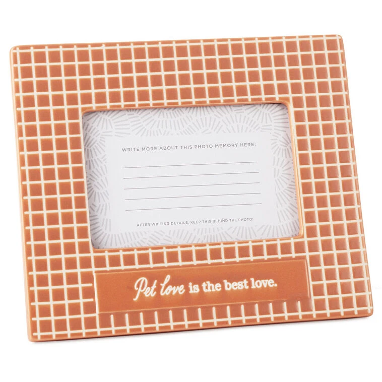 Hallmark Pet Love Is The Best Love Picture Frame, 4x6 3 Hallmark Pet Love Is The Best Love Picture Frame, 4x6