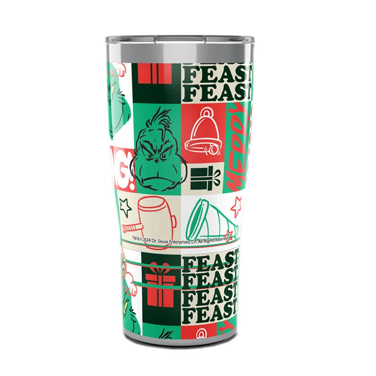 Tervis Dr. Seuss Grinch Merry Feast Stainless Steel Tumbler, 20 Oz. 4 Tervis Dr. Seuss Grinch Merry Feast Stainless Steel Tumbler, 20 Oz. - Image 2
