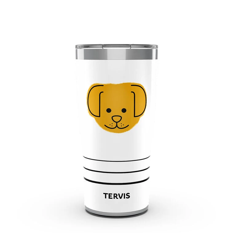 Tervis Puppy Face Stainless Steel Tumbler, 20 Oz. 3 Tervis Puppy Face Stainless Steel Tumbler, 20 Oz.