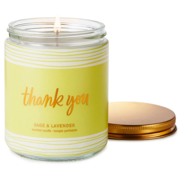 Hallmark Thank You Scented Single-Wick Jar Candle, 7 Oz. 4 Hallmark Thank You Scented Single-Wick Jar Candle, 7 Oz. - Image 2