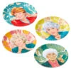 Hallmark The Golden Girls Appetizer Plates, Set Of 4 -Hallmark Store The Golden Girls Appetizer Plate Set 1GOL1057 01