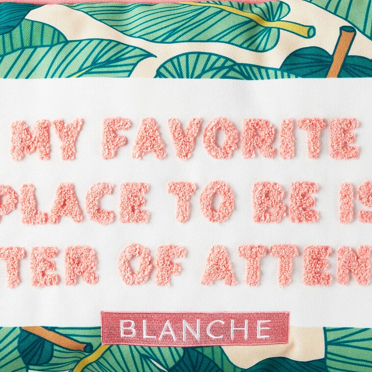 Hallmark The Golden Girls Blanche Devereaux Quote Throw Pillow, 22x13 5 Hallmark The Golden Girls Blanche Devereaux Quote Throw Pillow, 22x13 - Image 3