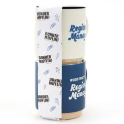 Hallmark The Office Blue And White Stacking Mugs, Set Of 2 11 Hallmark The Office Blue And White Stacking Mugs, Set Of 2 -Hallmark Store The Office Blue and White Stacking Mugs 1PCL1030 05