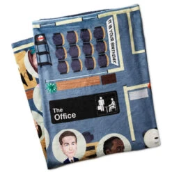 Hallmark The Office Dunder Mifflin Floor Plan Throw Blanket, 50x60
