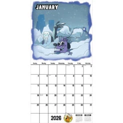 Time Factory This Is Fine Cartoons Funny 2026 Wall Calendar -Hallmark Store This Is Fine Cartoons Funny 2026 Wall Calendar 261145 05