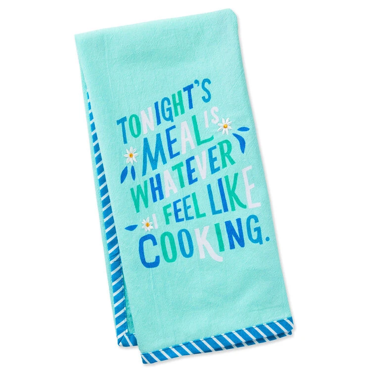 Hallmark Tonight's Meal Tea Towel, 18x26 3 Hallmark Tonight's Meal Tea Towel, 18x26