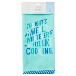 Hallmark Tonight's Meal Tea Towel, 18x26 9 Hallmark Tonight's Meal Tea Towel, 18x26 -Hallmark Store Tonights Meal Funny Kitchen Towel 1SNN1215 04