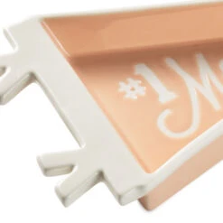 Hallmark #1 Mom Pennant Trinket Dish -Hallmark Store Triangular Pennant Trinket Tray for Mom 1SNN1179 04