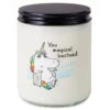 Hallmark Unicorn You Magical Bastard Scented Single-Wick Jar Candle, 7 Oz. -Hallmark Store Unicorn in Chair CitrusScented Jar Candle 1FCD1017 01