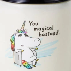 Hallmark Unicorn You Magical Bastard Scented Single-Wick Jar Candle, 7 Oz. -Hallmark Store Unicorn in Chair CitrusScented Jar Candle 1FCD1017 04