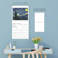 Graphique 2026 Van Gogh 16-Month Calendar -Hallmark Store Van Gogh Artwork 2026 Monthly Wall Calendar 9781664844933 05