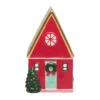 Vanilla Cinnamon Crunch Scented Ceramic Red House Candle -Hallmark Store Vanilla Cinnamon Ceramic Red House Candle HMHOUSE3 01