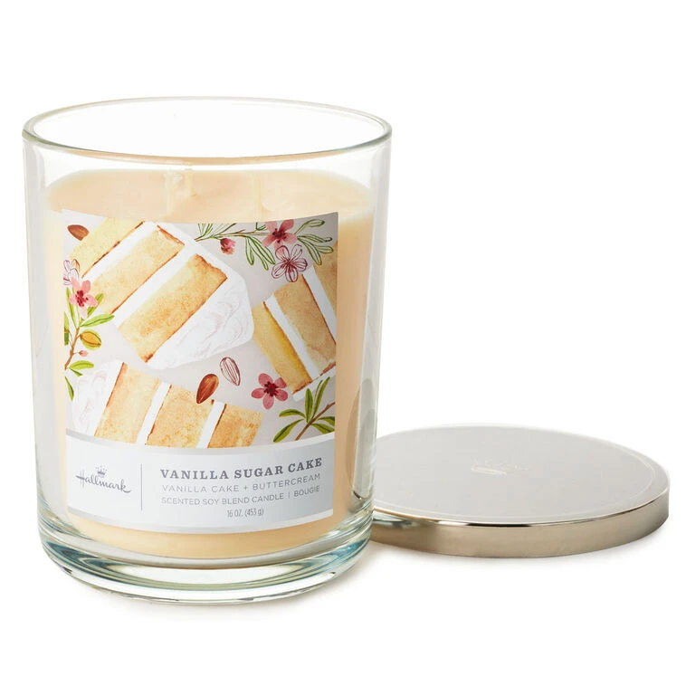 Hallmark Vanilla Sugar Cake 3-Wick Jar Candle, 16 Oz. 5 Hallmark Vanilla Sugar Cake 3-Wick Jar Candle, 16 Oz. - Image 3