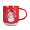 Hallmark Vintage Snowman Mug, 20 Oz. -Hallmark Store Vintage Snowman Red Ceramic Mug 1XKT6053 01