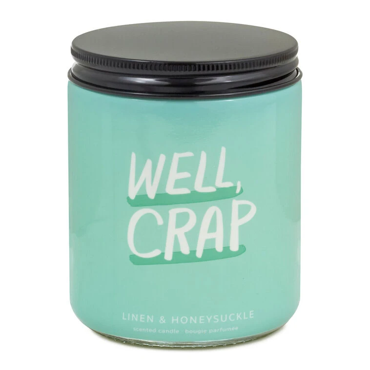 Hallmark Well, Crap Linen And Honeysuckle Scented Jar Candle, 7 Oz. 3 Hallmark Well, Crap Linen And Honeysuckle Scented Jar Candle, 7 Oz.