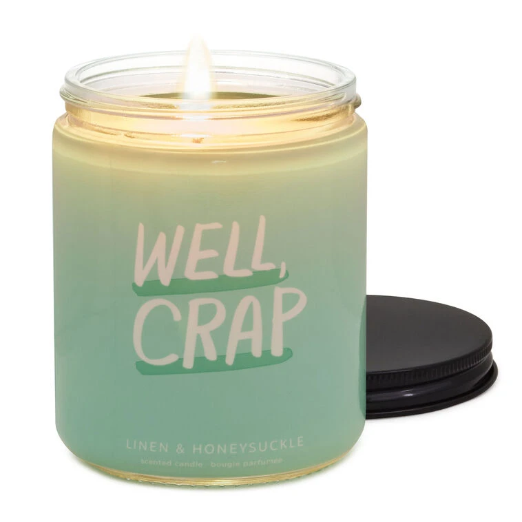 Hallmark Well, Crap Linen And Honeysuckle Scented Jar Candle, 7 Oz. 4 Hallmark Well, Crap Linen And Honeysuckle Scented Jar Candle, 7 Oz. - Image 2