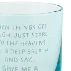 Hallmark When Things Get Tough Funny Rocks Glass, 12 Oz. 9 Hallmark When Things Get Tough Funny Rocks Glass, 12 Oz. -Hallmark Store When Things Get Tough Funny Rocks Glass 1SHX1005 04