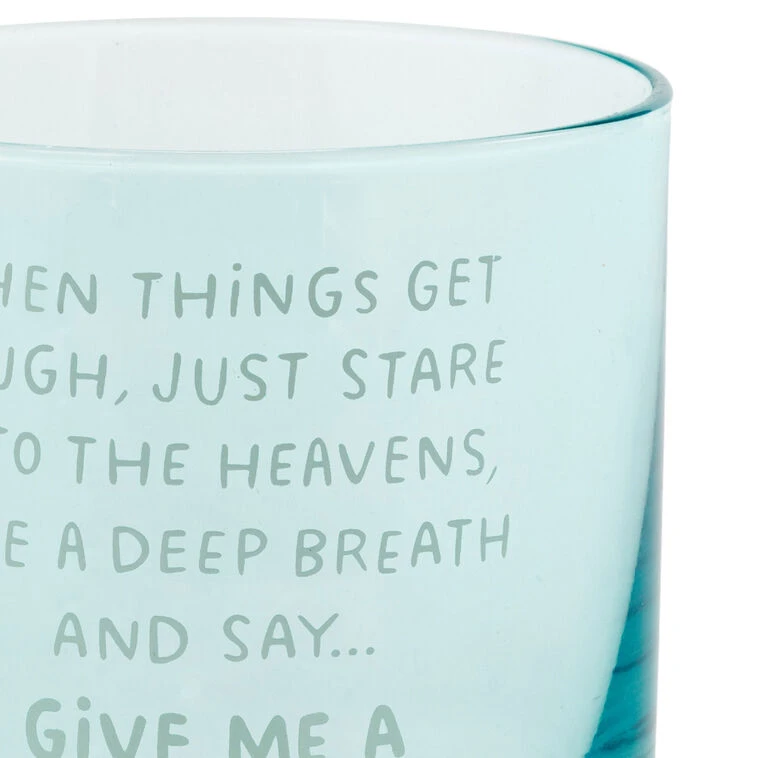 Hallmark When Things Get Tough Funny Rocks Glass, 12 Oz. 6 Hallmark When Things Get Tough Funny Rocks Glass, 12 Oz. - Image 4