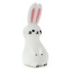 Hallmark Charmers White Bunny Silicone Charm, 2.6" H -Hallmark Store White Bunny Rabbit Silicone Drink Charm 1ICN1045 01