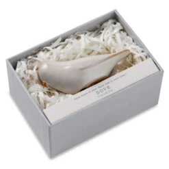 Hallmark Sculpted Dove Figurine, 1.75" -Hallmark Store White Dove Ceramic Bird Figurine 1SNN1195 04