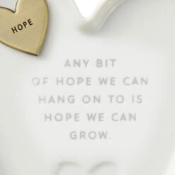 Hallmark Heart-Shaped Trinket Dish With Token -Hallmark Store White HeartShaped Trinket Dish With Token 1BIT2007 05