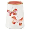 Demdaco Picked With Love Mini Butterfly Vase, 3.5" 1 Demdaco Picked With Love Mini Butterfly Vase, 3.5" -Hallmark Store White Mini Stone Vase With Butterflies 1005330075 01