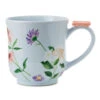 Hallmark Floral Mug With Butterfly, 15 Oz. -Hallmark Store White Mug With Flowers and Butterfly Thumb Rest 1ART1026 01