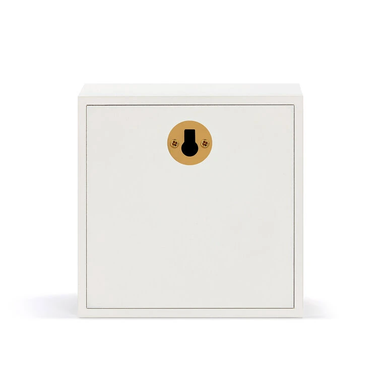 Demdaco Love From Above White And Gold Butterfly Small Shadow Box, 4" 4 Demdaco Love From Above White And Gold Butterfly Small Shadow Box, 4" - Image 2