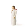 Willow Tree Messenger Figurine, 5.5" 1 Willow Tree Messenger Figurine, 5.5" -Hallmark Store Willow Tree Girl and Cardinal Figurine 28236 01