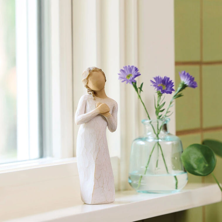 Willow Tree Here For You Girl Figurine, 5" 5 Willow Tree Here For You Girl Figurine, 5" - Image 3