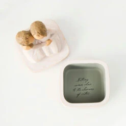 Willow Tree Sister Mine Figurine Trinket Box 7 Willow Tree Sister Mine Figurine Trinket Box -Hallmark Store Willow Tree Sisters Figurine Trinket Box 28237 03