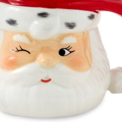 Hallmark Winking Santa Holiday Sculpted Mug, 23.5 Oz. -Hallmark Store Winking Santa Holiday Sculpted Mug 1XKT5513 03