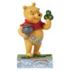 Enesco Jim Shore Disney Winnie The Pooh With Clover Figurine, 4.5" -Hallmark Store Winnie the Pooh With Pot of Gold Figurine 6016335 01